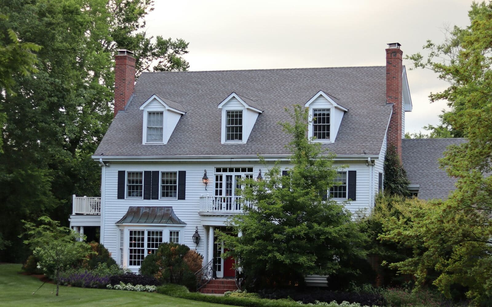 Suburban colonial-style home in Fairfax County